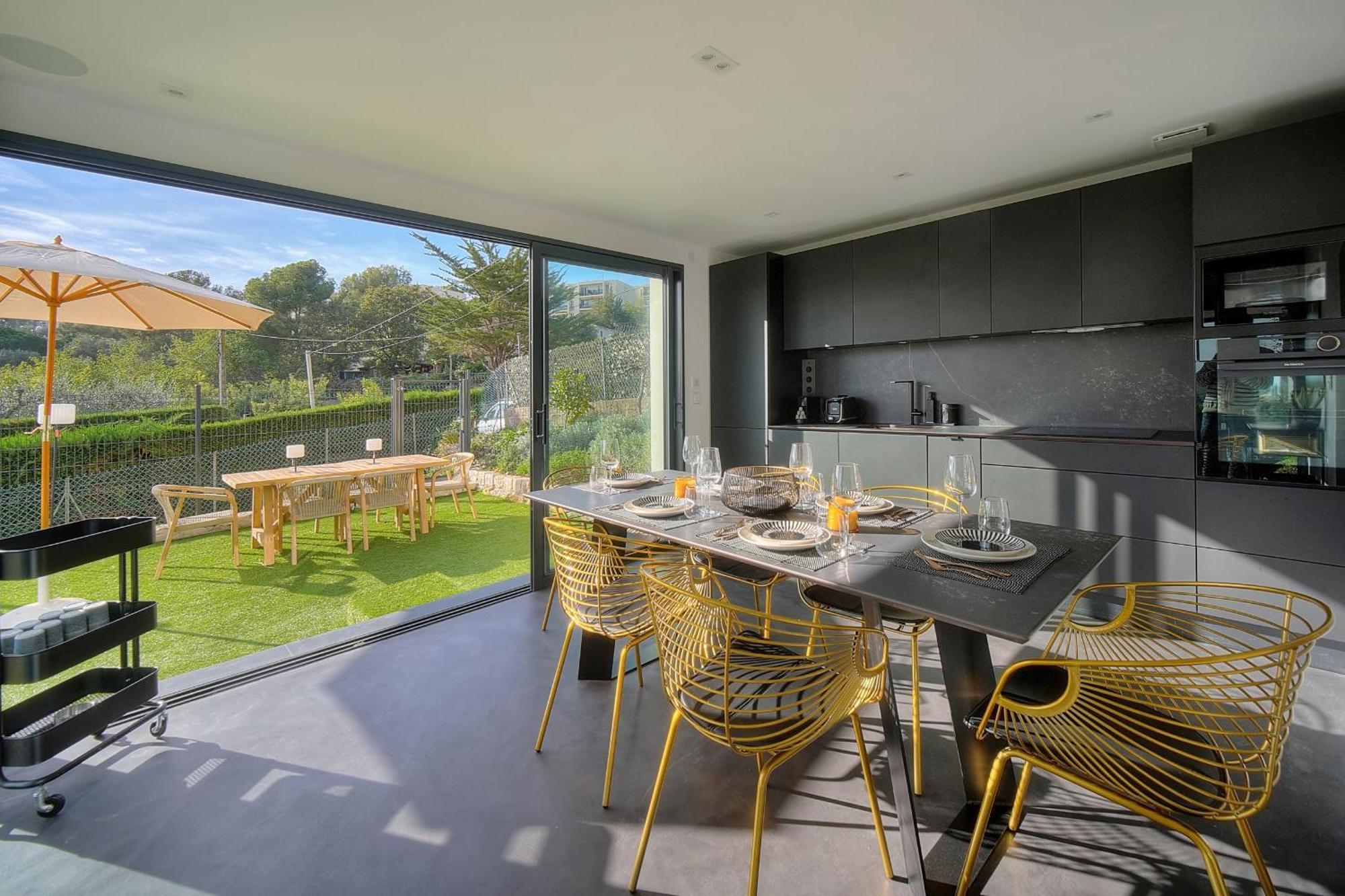 Immogroom - Superbe Villa - Piscine - Vue Mer - Parking - Clim Vallauris Exterior foto