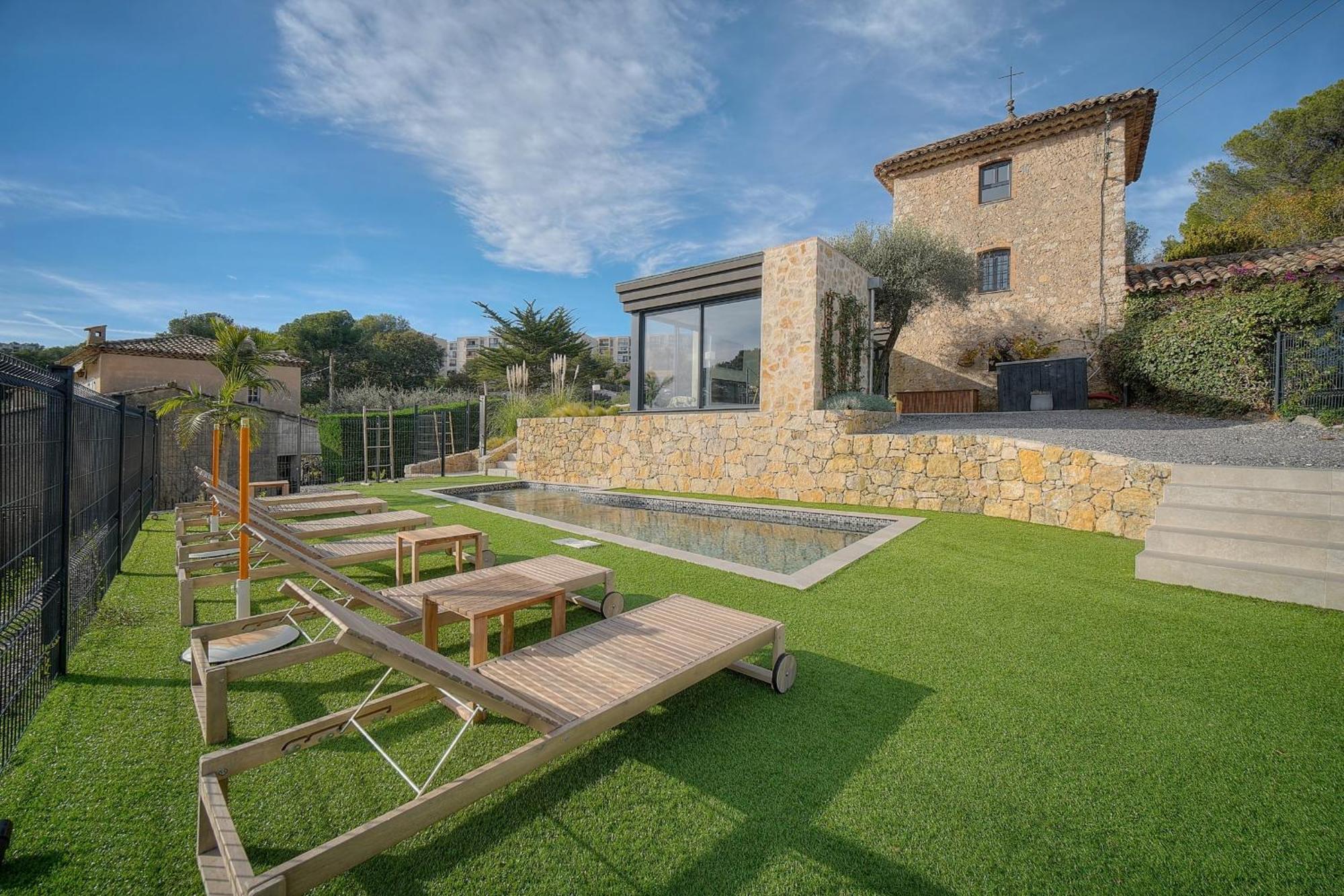 Immogroom - Superbe Villa - Piscine - Vue Mer - Parking - Clim Vallauris Exterior foto